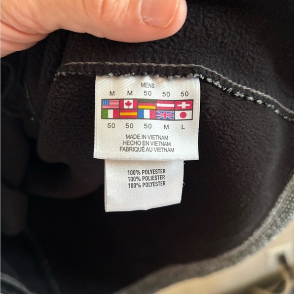 SPYDER Gait 1/2 Zip Sweater Pullover Gray Black Jacket Size Medium - Picture 7 of 7